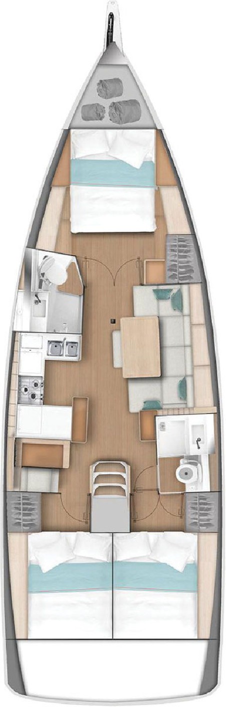 Jeanneau Sun Odyssey 440 - 3 cab. Celtic Breeze