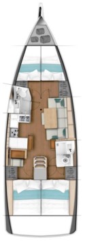 Jeanneau Sun Odyssey 440 - 4 cab. Jolie