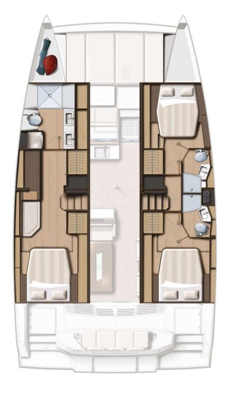 Catana Group Bali 4.4 - 3 + 1 cab. Divine Destiny