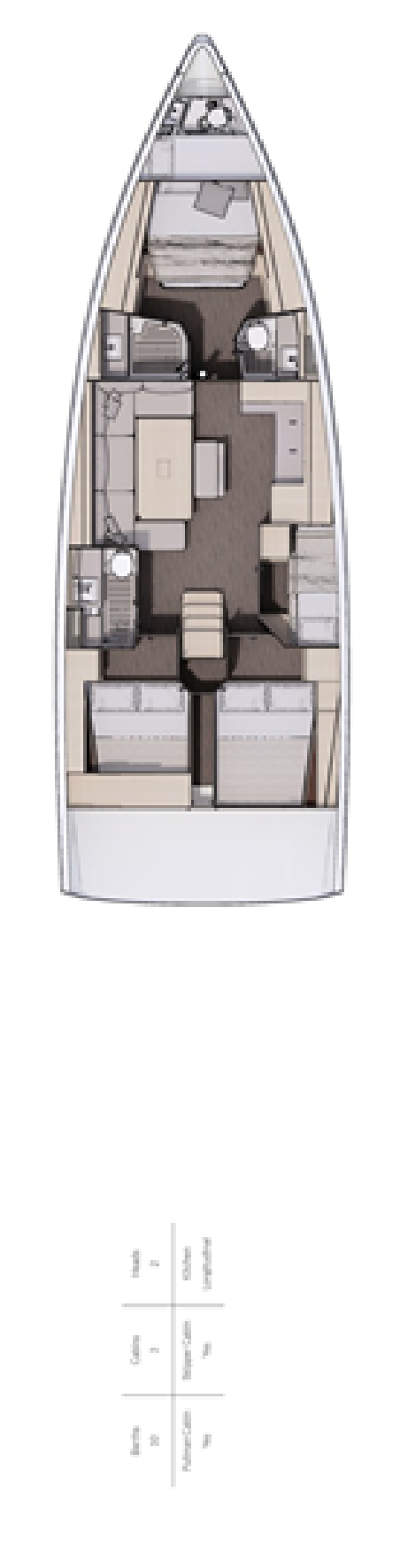 Dufour Yachts Dufour 470 - 4 cab. Reventador 2