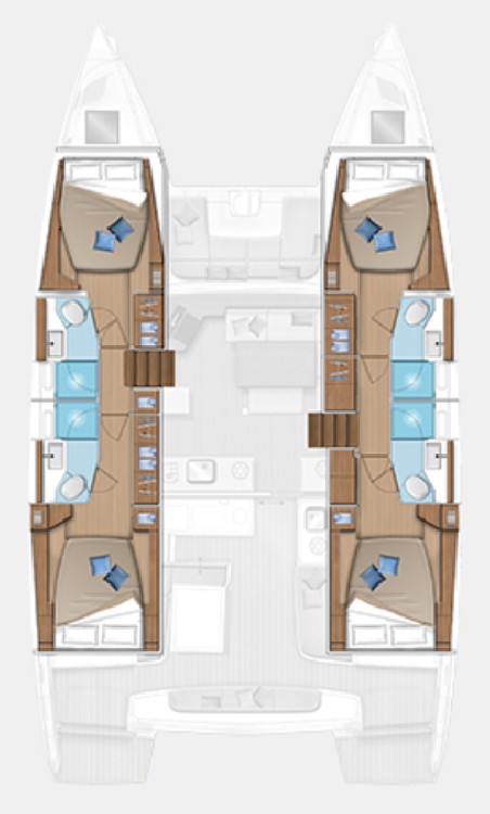 Lagoon-Bénéteau Lagoon 46 - 4 + 2 cab. Myelli