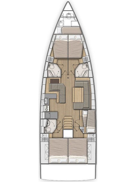 Bénéteau Oceanis 51.1 - 5 + 1 cab. South Point
