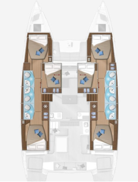 Lagoon-Bénéteau Lagoon 50 - 6 + 1 cab. Celeste Del Mar