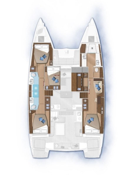 Lagoon-Bénéteau Lagoon 50 OW - 4 + 1 cab. Ragnar