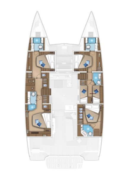 Lagoon-Bénéteau Lagoon 55 - 4 cab. Black Caviar