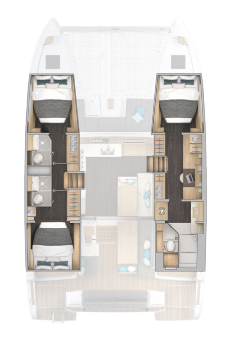 Lagoon-Bénéteau Lagoon 43 - 3 + 1 cab. OW Find Us II