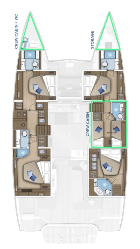 Lagoon-Bénéteau Lagoon 55 - 4 cab. Agenda 55
