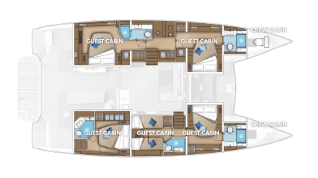 Lagoon-Bénéteau Lagoon 55 - 5 + 2 cab. Adriatic Pearl