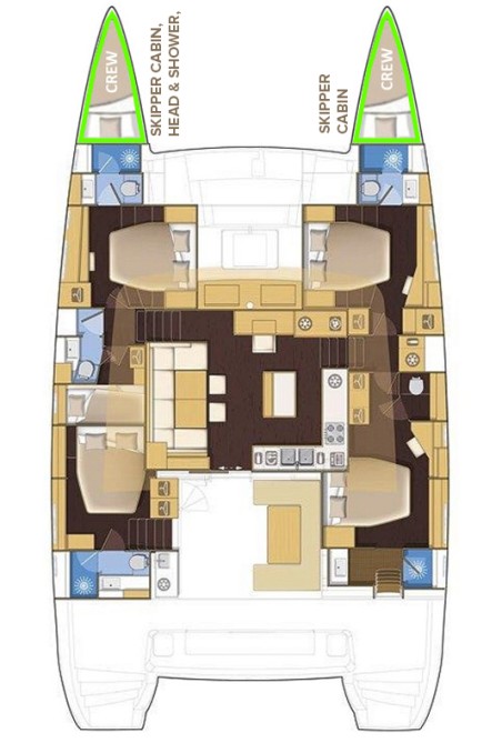 Lagoon-Bénéteau Lagoon 560 - 5 + 2 cab. Topaz