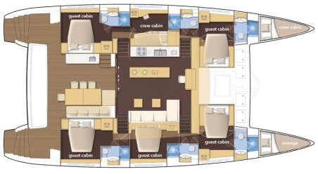 Lagoon-Bénéteau Lagoon 620 - 5 + 2 cab. Opal