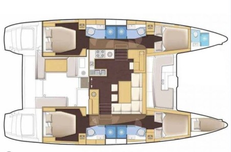 Lagoon-Bénéteau Lagoon 46 - 4 + 1 cab. Dionike