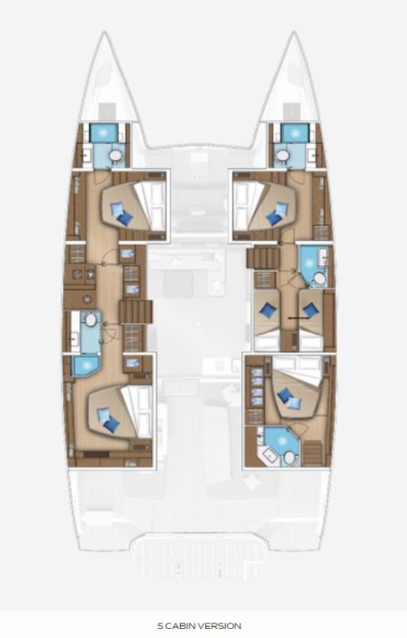 Lagoon-Bénéteau Lagoon 55 - 4 cab. Adel