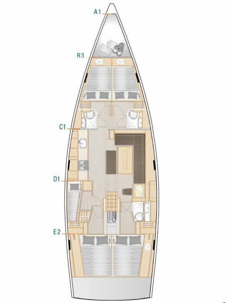 Hanse Yachts Hanse 508 - 5 cab. Frizzante