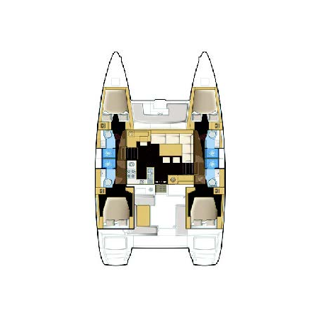 Lagoon-Bénéteau Lagoon 450 - 4 + 2 cab. Nada