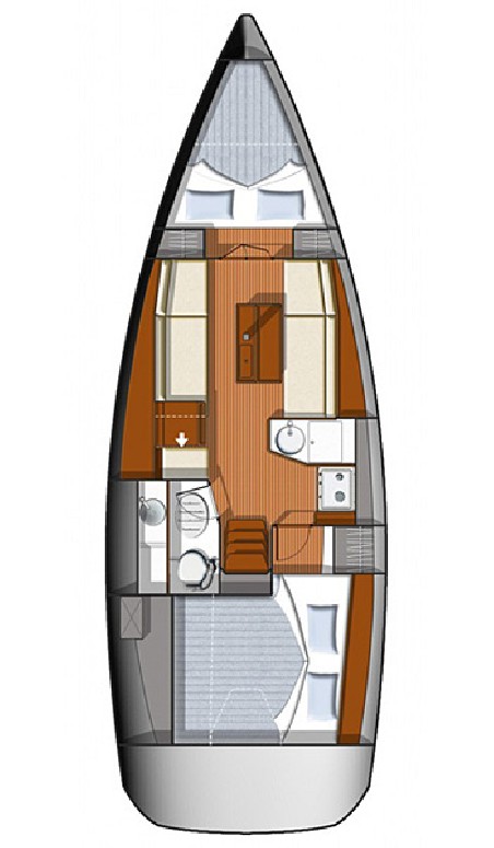 Jeanneau Sun Odyssey 33i - 2 cab. min elli