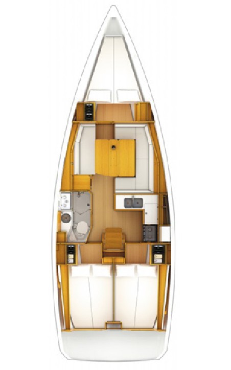 Jeanneau Sun Odyssey 379 talelli