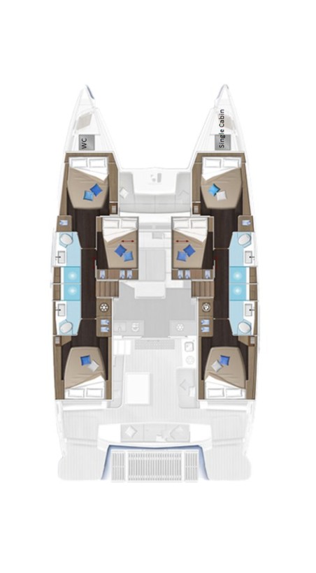 Lagoon-Bénéteau Lagoon 51 - 6 + 1 cab. Mythos