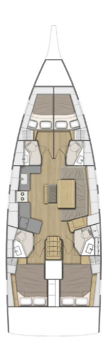 Bénéteau Oceanis 46.1 - 4 + 1 cab. Andiamo