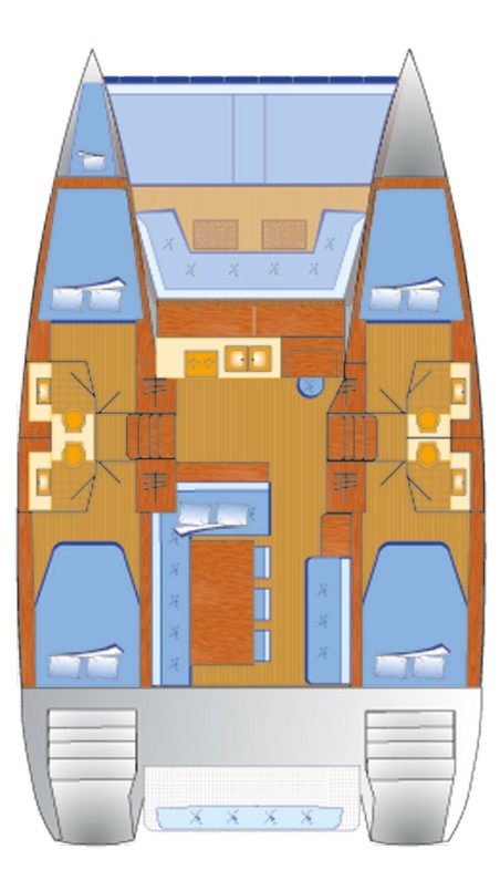 Catana Group Bali 4.1 - 4 + 1 cab. Jax