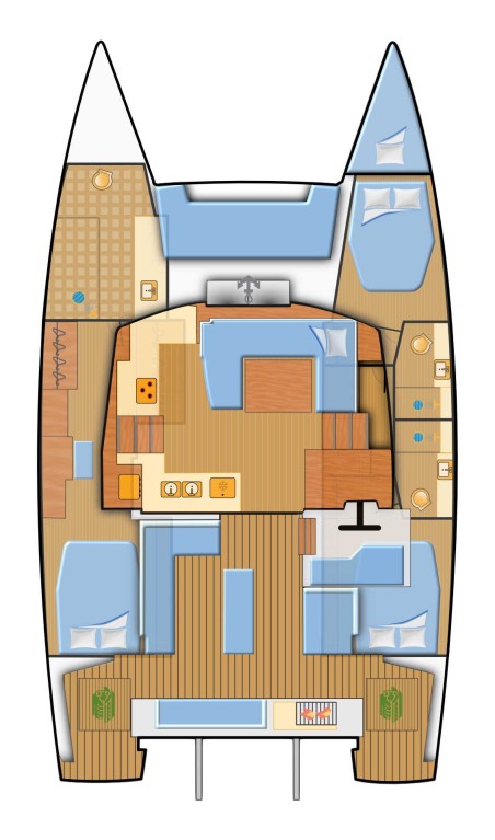 Fountaine Pajot Fountaine Pajot Elba 45 - 3 cab. Balu