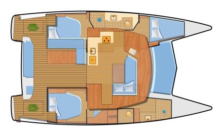 Fountaine Pajot Fountaine Pajot Lucia 40 - 3 cab. Idefix