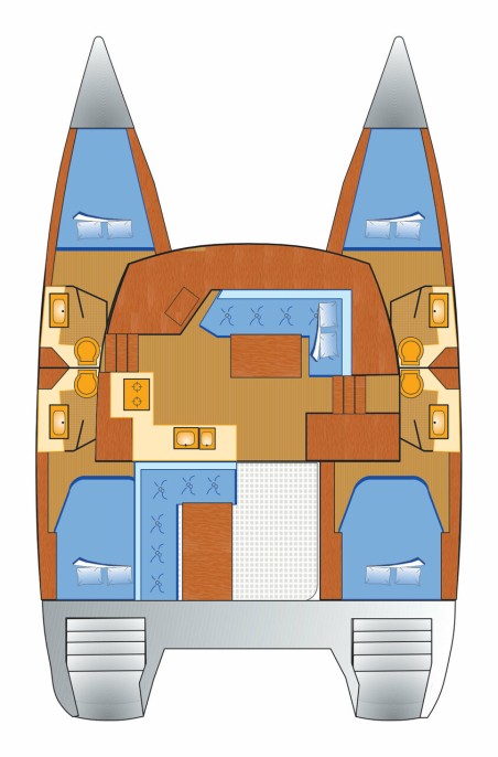 Fountaine Pajot Fountaine Pajot Lucia 40 - 4 cab. Leon