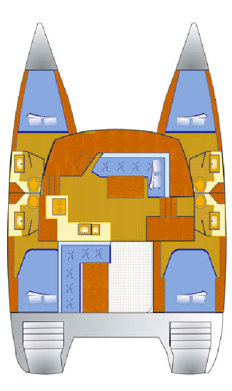 Fountaine Pajot Fountaine Pajot Lucia 40 - 4 cab. Luna Rossa II