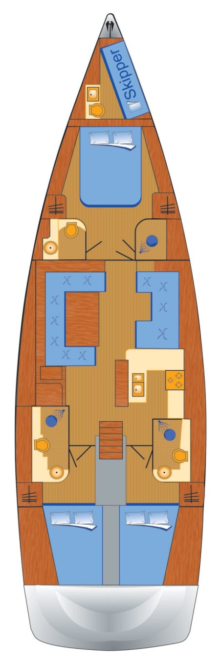 Hanse Yachts Hanse 588 - 3 + 1 cab. Joanna