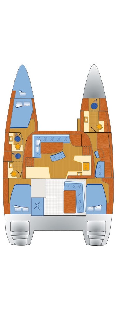Lagoon-Bénéteau Lagoon 42 OW - 3 + 1 cab. Titus