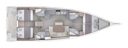 Bénéteau Oceanis 47 - 4 cab. FOX one