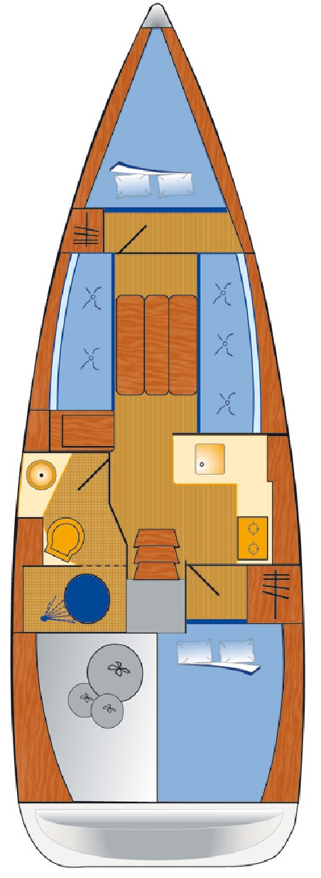 Jeanneau Sun Odyssey 349 - 2 cab. Antonija