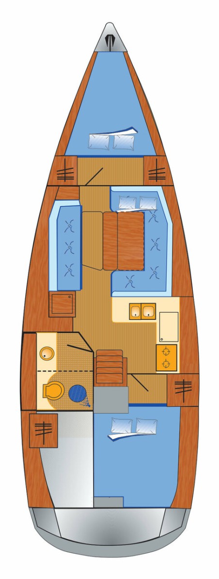 Jeanneau Sun Odyssey 389 - 2 cab. Tara
