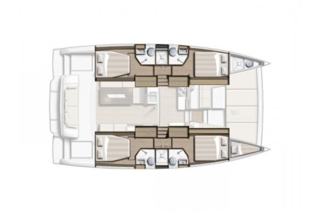 Catana Group Bali 4.2 - 4 + 1 cab. Holiday Inn