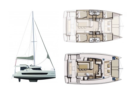 Catana Group Bali 4.1 - 4 + 2 cab.* Micha