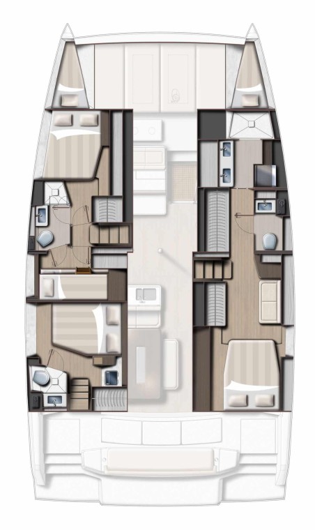 Catana Group Bali 4.6 - 4 + 2 cab. Noni