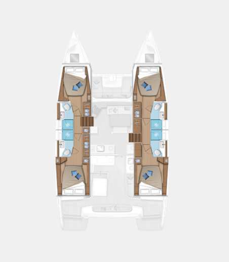 Lagoon-Bénéteau Lagoon 46 - 4 + 2 cab. Moondance