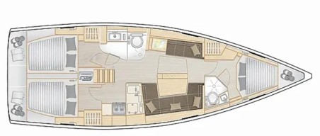 Hanse Yachts Hanse 418 - 3 cab. Dafne