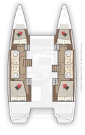 Lagoon Lagoon 40 - 4 + 2 cab | Czarter jachtu Grecja | Travelboat - 2