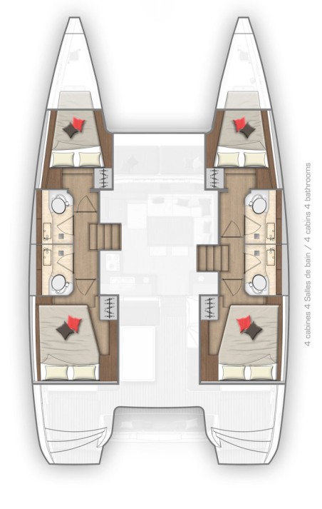 Lagoon Lagoon 40 - 4 + 2 cab | Czarter jachtu Grecja | Travelboat