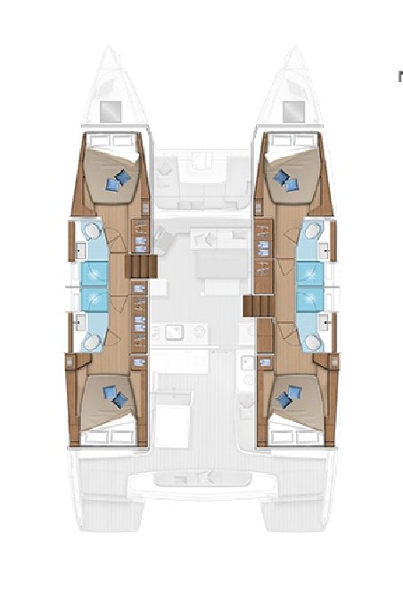 Lagoon-Bénéteau Lagoon 46 - 4 + 2 cab. Ervis