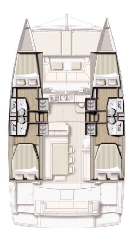 Catana Group Bali 4.1 - 4 cab. Efi