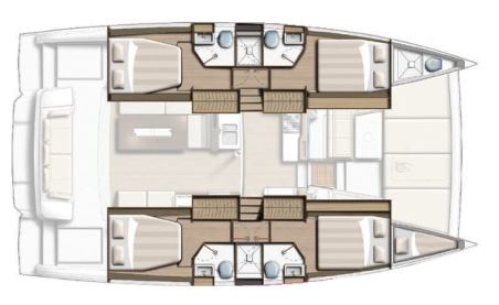 Catana Group Bali 4.2 - 4 + 1 cab. Kebifor