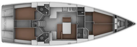 Bavaria Yachtbau Bavaria Cruiser 45 - 4 cab. Midas