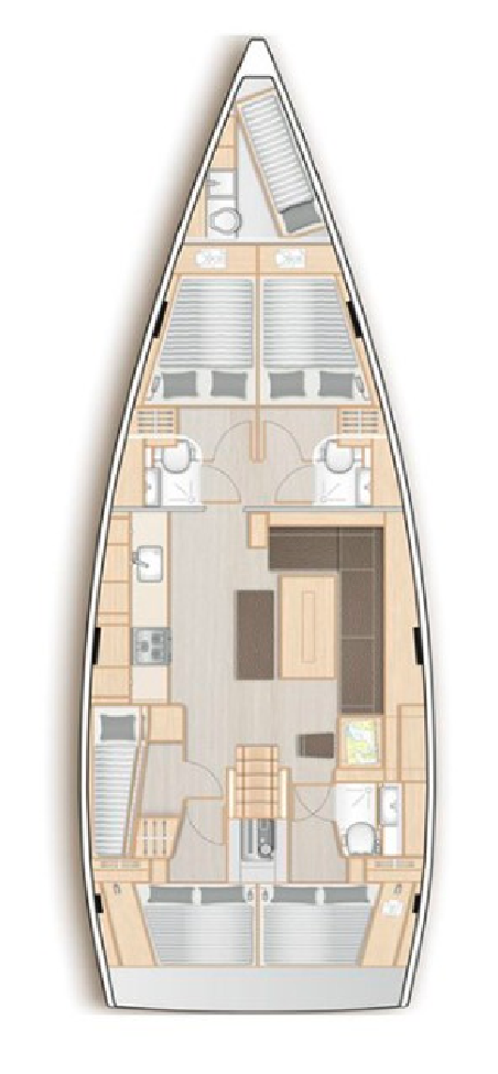 Hanse Yachts Hanse 508 - 5 + 1 cab. Aktea