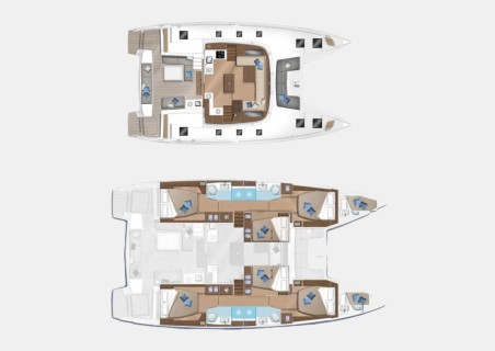 Lagoon-Bénéteau Lagoon 50 - 6 + 2 cab. Silhouette