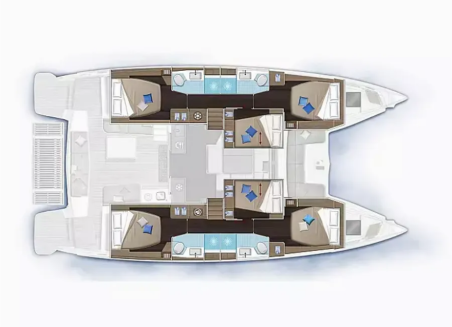 Lagoon-Bénéteau Lagoon 51 - 6 cab. Errant Vagabond