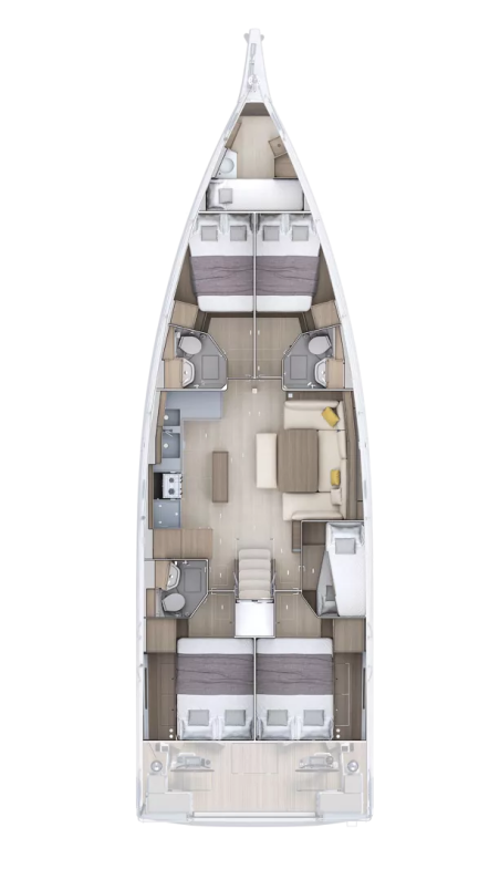 Oceanis 52 - 6 cab. | Czarter jachtu Grecja | Travelboat