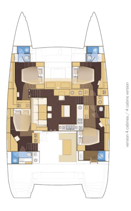 Lagoon-Bénéteau Lagoon 450 - 4 cab. Arctic Princess
