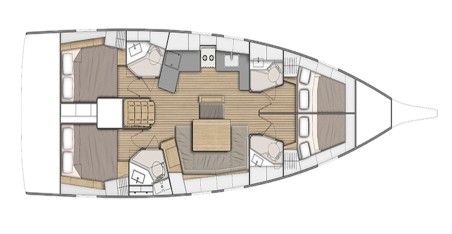 Bénéteau Oceanis 46.1 - 4 cab. Aeolian Melody