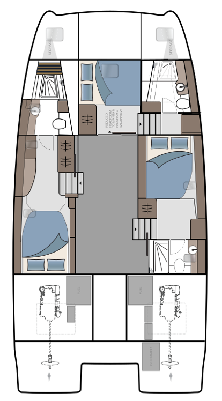 Aquila Yachts Aquila 42 - 3 cab. Seaduction